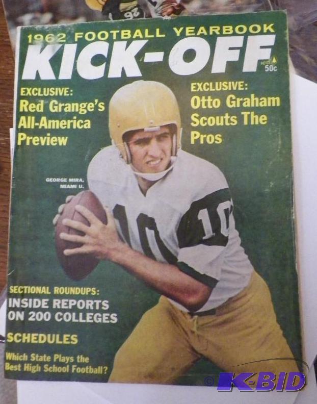 1962 Football Yearbook Kick-Off