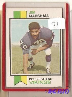 1973 Jim Marshall Card