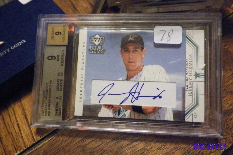 2002 Jeremy Hermida Autographed Rookie card