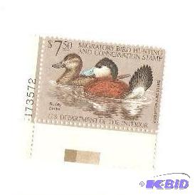 Migratory Waterfowl Stamp Unused 1981