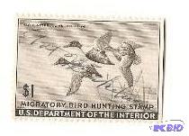 Migratory Waterfowl Stamp 1945 Used