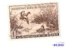 Migratory Waterfowl Stamp Used 1942