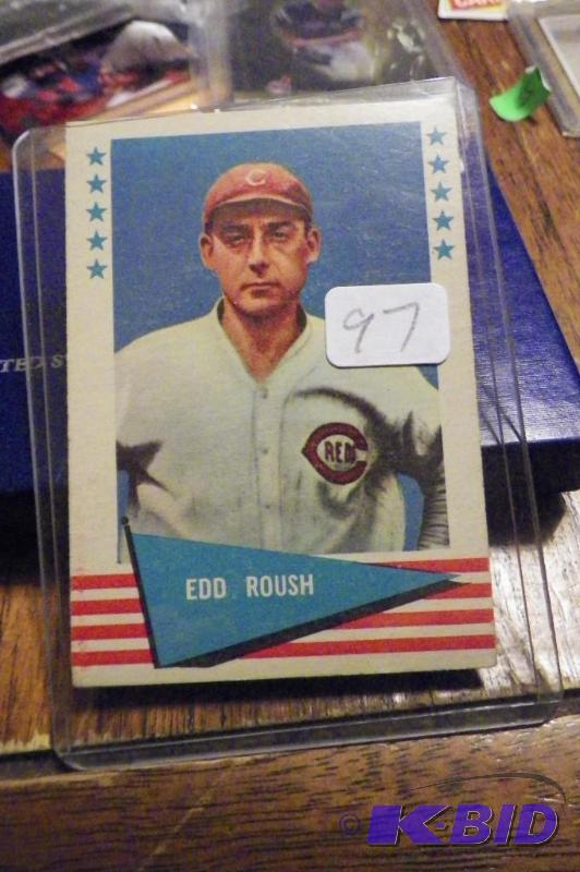 Fleer Baseball Greats Edd Roush