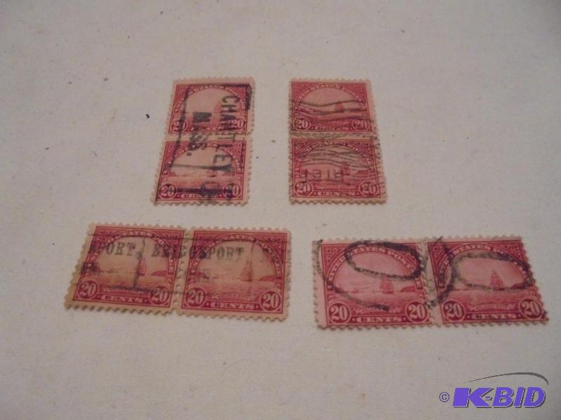 Vintage used 20 cent horizontal and vertical ...