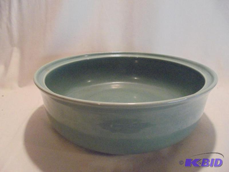 12 inch Red Wing Village Green casserole with...
