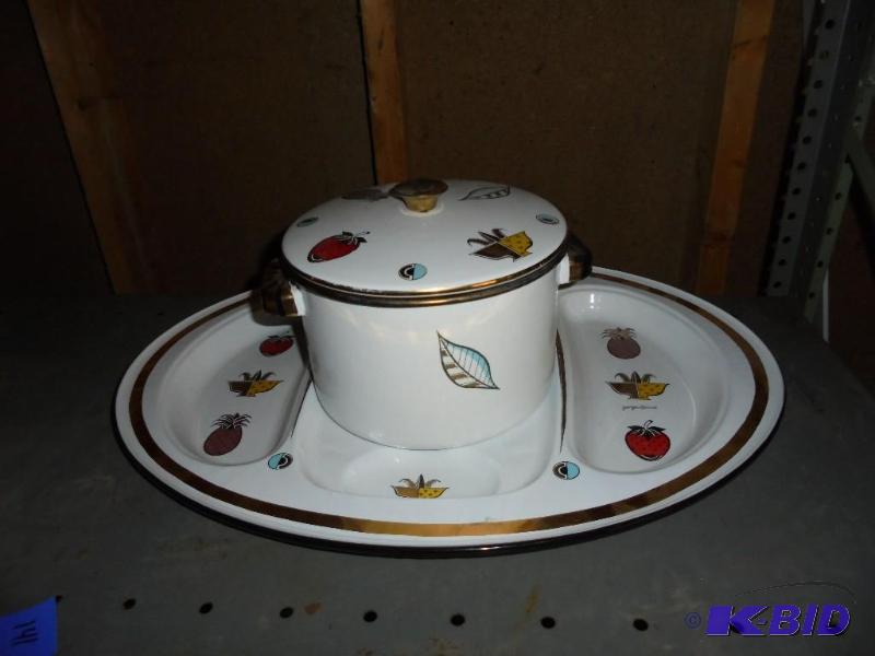 Mid Century George Briard&nbspice bucket and...