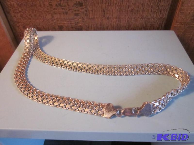 17 inch Sterling Silver necklace, 38 inches ...