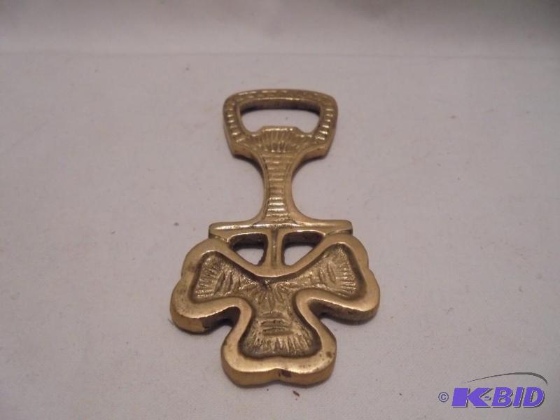 Solid brass bottle opener....