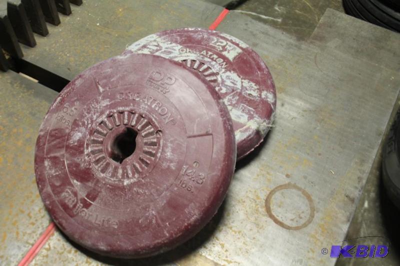 lot 28 image: Two DP Orbatron 14.3lb weights