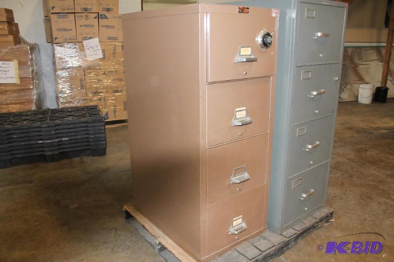 lot 7 image: Fire King Fire-Proof file cabinet