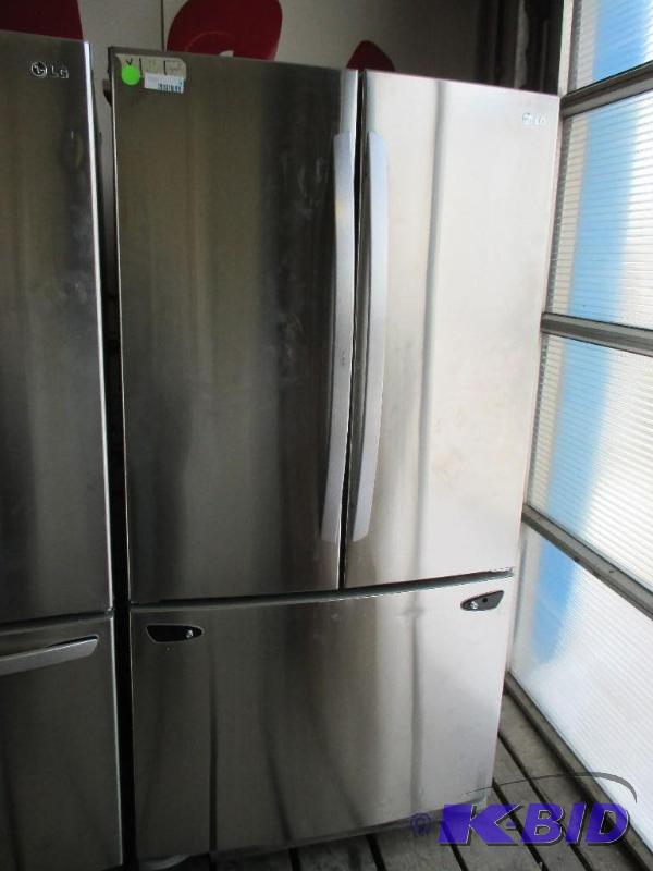 LG Model LFC28768ST refrigerator. Missing bot...
