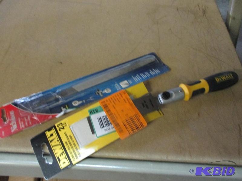 flush saw and file...
