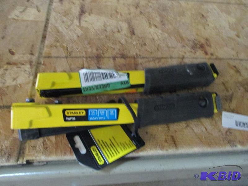 2 hammer staplers...