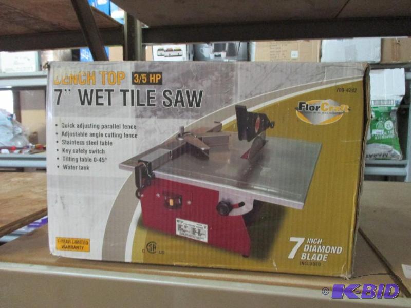 7 in tile saw...