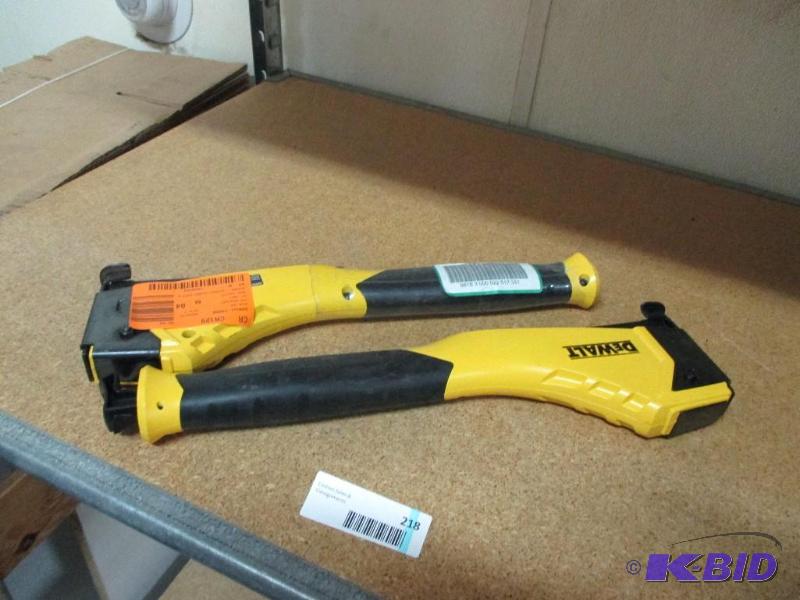 2 hammer staplers...