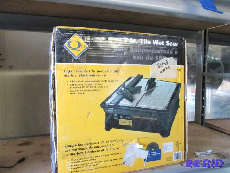 7 in tile saw...