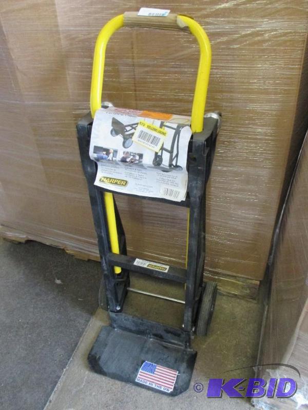 2 wheel cart, turns into 4 wheel...