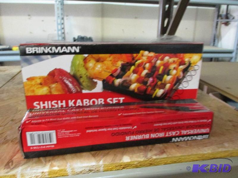 Grill burner and kabob set...