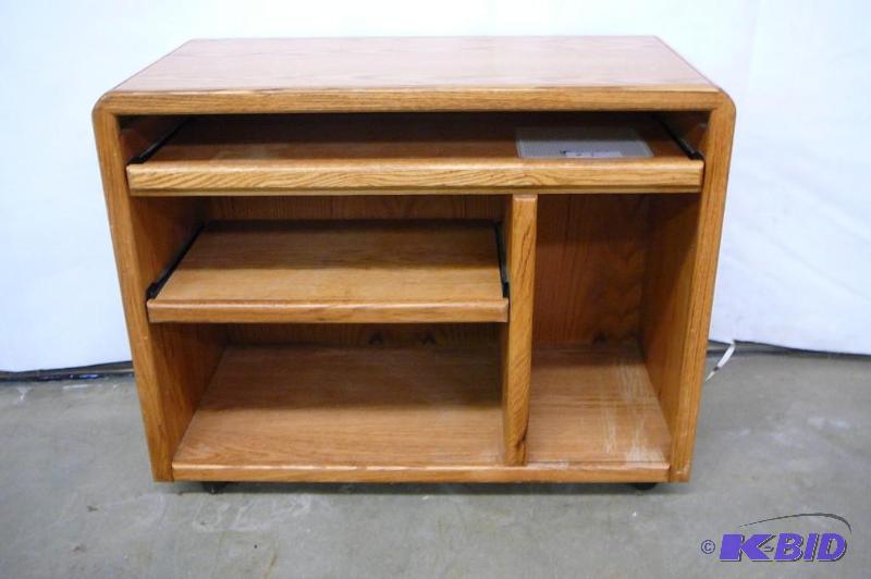 Cumputor Desk wooden with two slides w 38 x h...