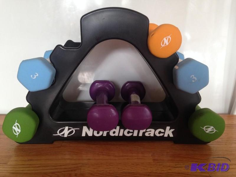 Free Weights with Stand