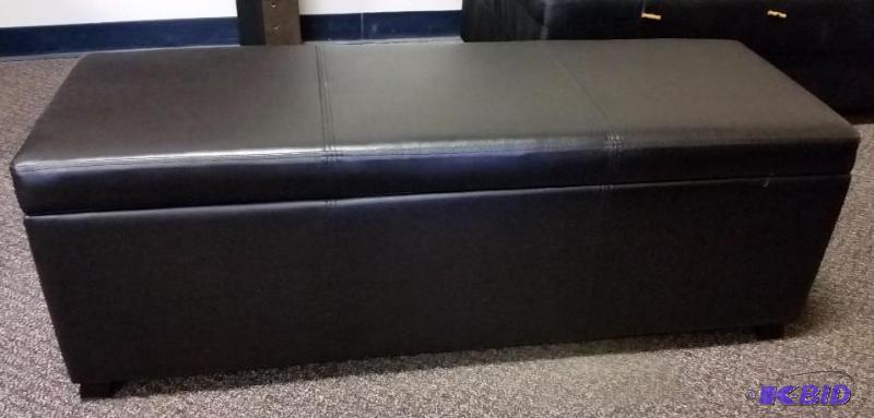 Alcove Bench Storage Ottoman.  Espresso Color.  New out of Box.  Assembled.  Very Nice Shape.