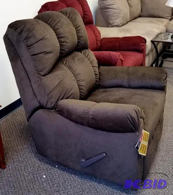 Ashley Rocker Recliner.  New out of Box with Tags  Chocolate Brown