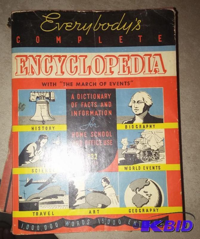 1942 Everybodys Complete Encyclopedia, lots ...