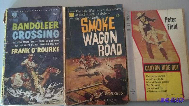 Lot of 1961 Western Paperback Novels...
