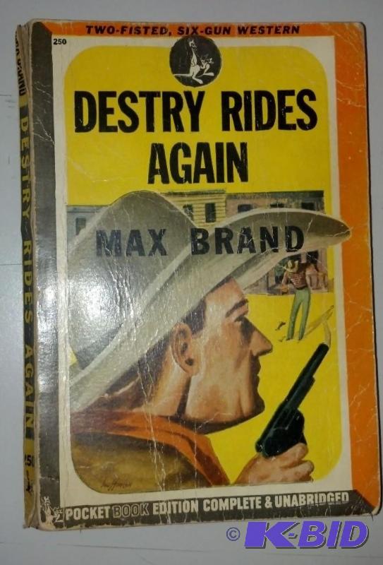 1944 Max Brand Destry Rides Again Paperback N...