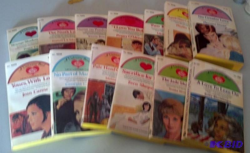 Lot of Vintage Valentine Book Romances as sho...
