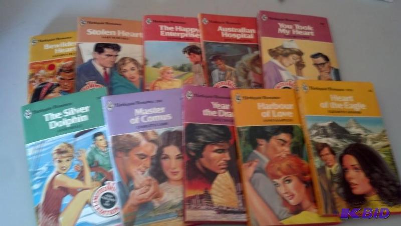 Lot of Vintage Harlequin Romances as shown...