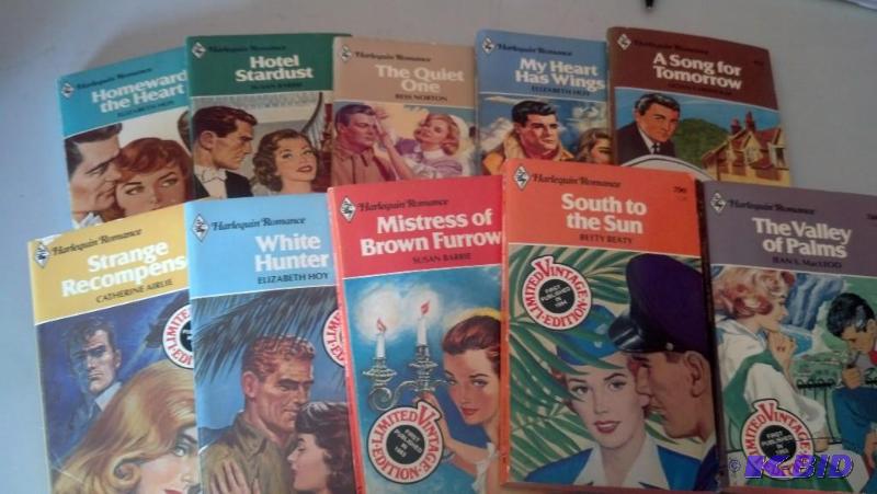 Lot of Vintage Harlequin Romances as shown...