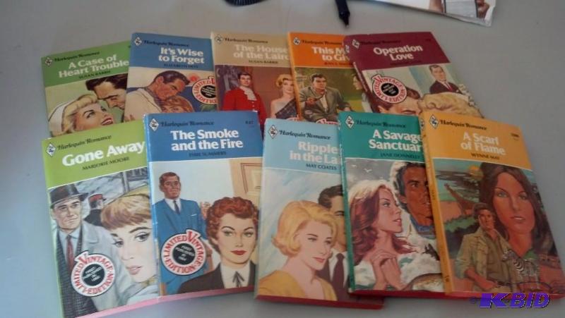 Lot of Vintage Harlequin Romances as shown...