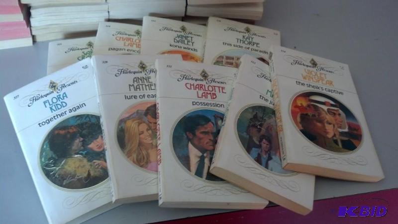 Lot of Vintage Harlequin Romances as shown...