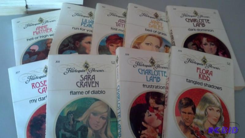 Lot of Vintage Harlequin Romances as shown...