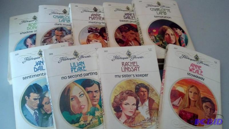 Lot of Vintage Harlequin Romances as shown...