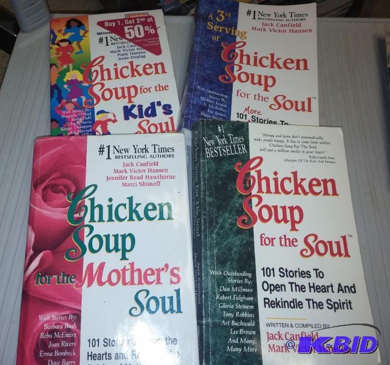 Large Lot of Soup for the Sole Books...
