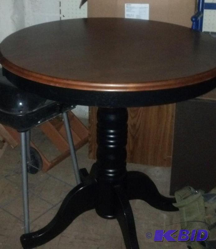 Heavy Round Table with 2 Bar Chairs. 36&quot...
