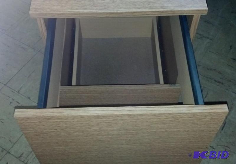 Wooden File Cabinet-Rolls-Bottom of top drawe...