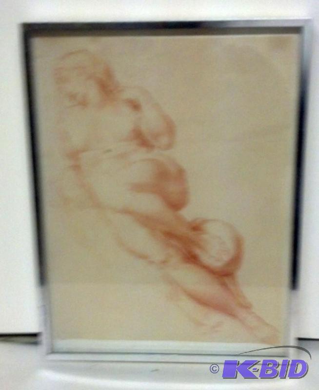 Picture as shown-Hand Drawn Sketch 14 X 16...