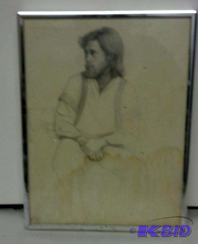Picture as shown-Hand Drawn Sketch 14 X 16...