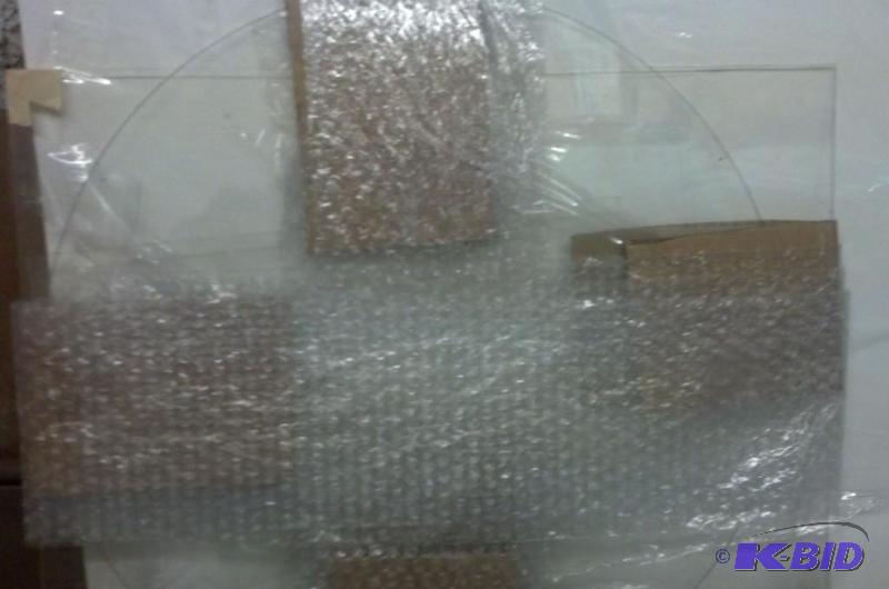Art Supplies as shown-Glass Pieces 1-round...