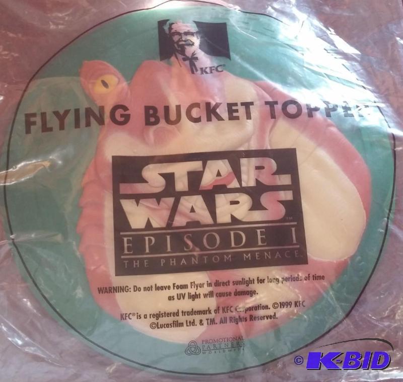 KFC BATTLE DROID FLYING BUCKET TOPPER...