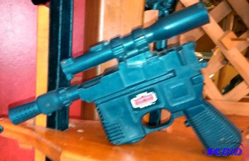 VINTAGE EMPIRE STRIKES BACK HANS BLASTER, MIS...