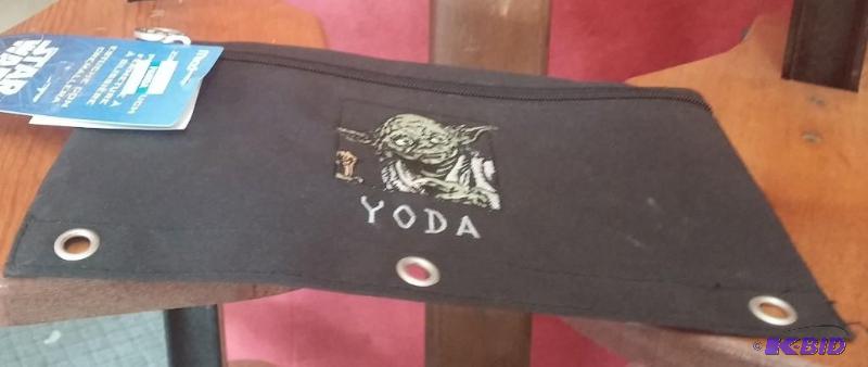 2 STAR WARS PENCIL POUCHES, YODA AND DARTH MA...