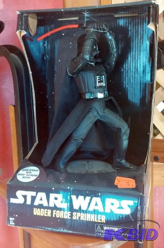 STAR WARS VADER FORCE LAWN SPRINKLER NEVER BE...