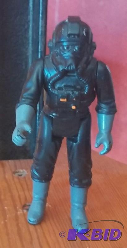 VINTAGE TIE FIGHTER PILOT LOOSE FIGURE BARE...