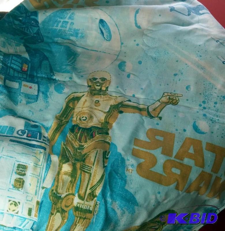 VINTAGE EMPIRE STRIKES BACK TWIN SIZED FLAT S...