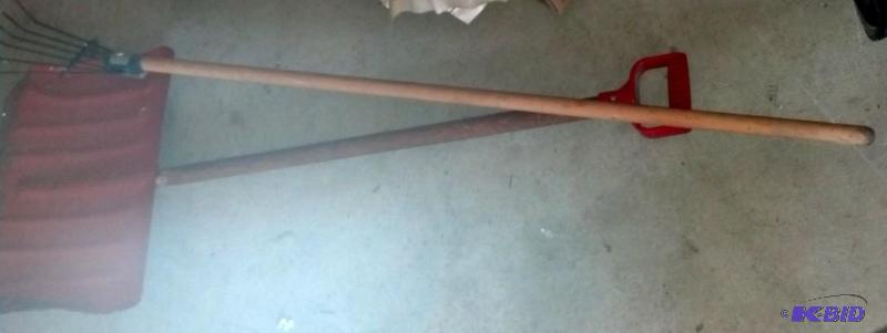 Vintage Shovel with Rake...