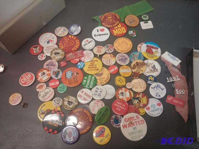 Large lot of Vintage Buttons from 1958...